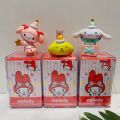 New Cartoon Sanrio Blind Box Cute Kuromi Doll Decoration Melody Handmade Model Children's Day Gift. 