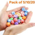 Pack Of 10 - 20mm Super Soft Rubber Balls For kids - Sim Sim Balls- Bouncing Balls... 