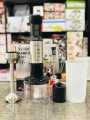 New 4in1 Hand Blender Set Multifunctional Powerful With Coffee Beater 3000w  Stainless Steel Steel Handheld Heavy Duty Copper Motor Blender With Attachments Stick Blender 12 Speed With Turbo Option Titanium Cross Blade Black. 