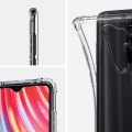 Xiaomi Redmi Note 8 Pro Shockproof Armor Case Transparent Slim TPU Back Cover. 