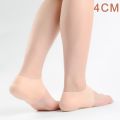 FL 1Pair Invisible Height Increased Insole Insoles Silicone Heel Socks Liners Increase Insole Pain Silicone Relieve Forefoot Pad Reusable Pads for Women Men. 
