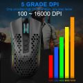 Redragon Storm Pro RGB Wireless Gaming Mouse M808-KS 16000 Dpi Ergonomic Programmable for Gamer mice laptop computer Wired and Wirelesses 2in 1 Gaming Mouse. 