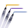 Set of 3 Watercolor Brush Pen refillable calligraphy drawing pen. 