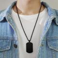 Stainless Steel Black Color Military Army Box Necklace Locket For Men Stylish Black Color Box Locket For Men And Boys Gift For Men And Boys. 