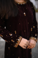 Nora Velvet Kora Dabka HandWork Long Maxi 379. 