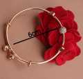 Bracelet - Kara - Bangles - Kada - Ladies Kara - Ladies Bangles - Girls Bracelets - Ladies Bracelet- Stylish Rose gold plated Kara with zircon ball. 