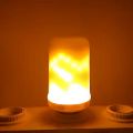 【BestGO】Outdoor light LED E27 360°flame flicker effect bulb decoration holiday light. 