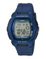 Casio Digital Youth HDD Grey Dial With Blue Rubber Strap Men's Watch - HDD-600C-2AVDF. 
