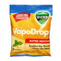 20 LOZENGES - Vicks Vapodrops Menthol - Throat and Nostril Clearing Candy. 