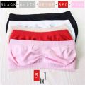 Girls New Style Seamless Strapless Bra Free Size Bra Multicolor Without Wires and Hooks. 