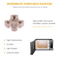 【Lowest Prices Online】 Microwave Turntable Coupler Microwave Oven Turntable Roller Guide Support Tray Drive Coupling Replacement Parts.