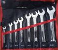 Inter Tool 8 Pcs Double Open End Wrench Combination Set 6-22mm. 