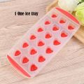 Easy Push Pop Out Round Mini Ice Cube Trays With Flexible Silicone Bottom. 