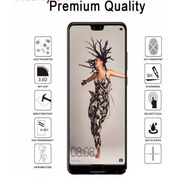 For%20Huawei%20Nova%203E%206D%20Gorilla%20Tempered%20Glass%20Screen%20Protector%20Edge-To-Edge%20-%20Black%20-%20Image%206