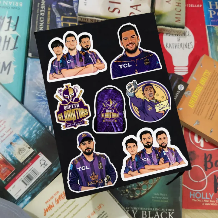 25pcs%20CRICKET%20PAKISTAN%20sticker%20pack%20for%20all%20sports%20fan%20psl%20quetta%20purple%20power%20ideal%20for%20journals%20bags%20laptops%20-%20Image%202