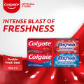 Double Fresh Deal - Colgate MaxFresh Spicy Fresh & Peppermint Ice Toothpaste. 