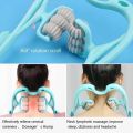 Multifunctional Neck Massager Six Wheel Neck Massager, Clip Neck Massage Spine Massager Roller Back Massager Manual Multifunctional Home Use Fatigue Relief Cervical Spine Massager Deep Massager. 