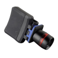 2X XPE LED 120 Lumen 3 Modes Waterproof Zoomable Clip - on Cap Hat Light Flashlight Head Light Lamp Black. 