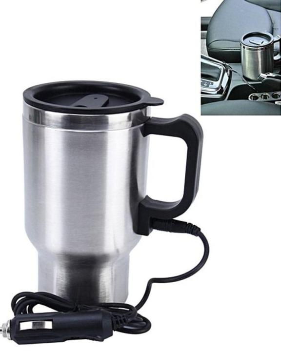 Car Travel Coffee And Tea Mug - Silver