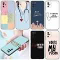 Greys Anatomy Nurse Doctor Phone Case For Xiaomi Redmi Note 7 8 9 10 Lite 11 11E 11T 12 Pro 11S 4G 10T 5G 8T 9S 10S Black Cover. 