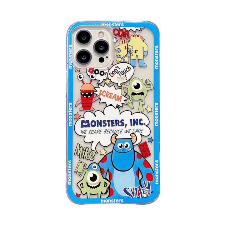 Olige Case For Vivo V23E Y15S Y15A Y33T Y21T Y21 Y21s Y33s V21E V21 V20 X70 Pro V20 Se Y53s Y51 Y31 Y51s V19 v17 S1 Pro Y50 Y30 Y17 Y12 Y15 Y19 Couple Trend Straight Edge Shockproof Tpu Cartoon Monster Soft Phone Cover