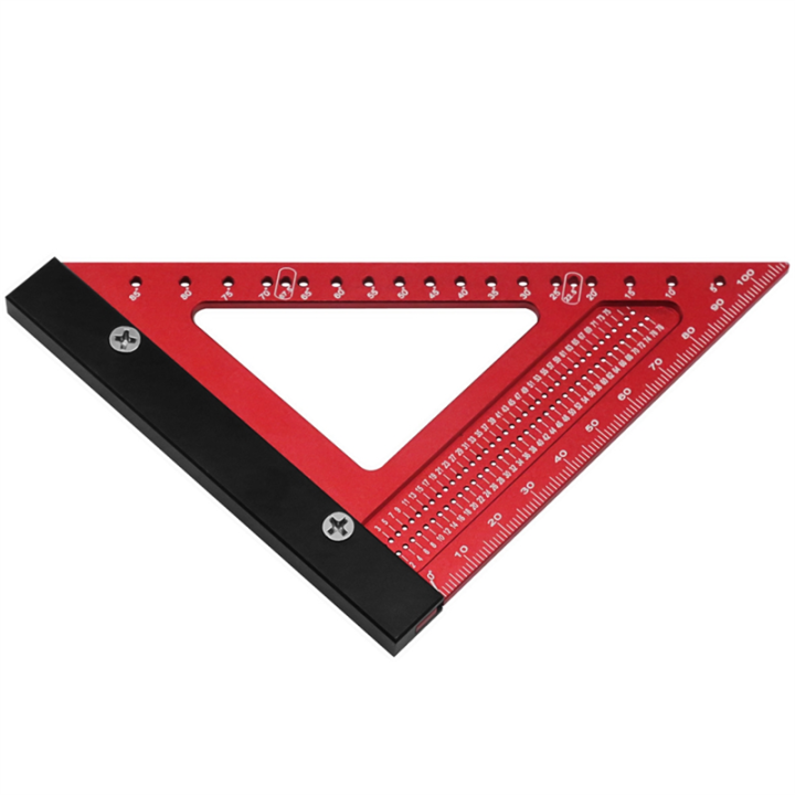 Aluminum Alloy Woodworking Triangle Ruler Carpenter Square