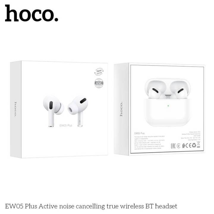 Hoco EW05 Plus ANC True Wireless Bluetooth Earbuds