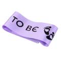 Big Sister To Be Writing Baby Shower Party Sash Blue. 