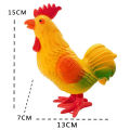 Easter Rooster Toy Poultry Model Jumping Rooster Duck Wind Up Toy. 