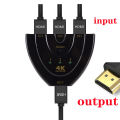 Poppies Muoe 4K 2K 3x1 HDMI Cable Splitter HD 1080P Video Switcher Adapter 3 Input 1 Output Port HDMI Hub for Xbox PS4 DVD HDTV PC Laptop TV. 