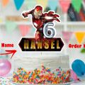 Ironman Cake Topper. 