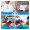 FeelinGirl5-Color Tie Dye  KitﾣﾬDIY Tie-Dye by yourselfﾣﾬYellow+Red+Violet+Blue+Green. 