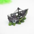 Fish Tank Decoration Aquarium Accessories Ornament Cave Landscape Castles Corsair Ship. 