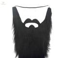 Long Beard Costume Fake Mustache Fake Beard Mustaches Dwarf Gnome Beard Costume Accessories Dress Up for Party Cosplay Supplies , Black. 