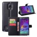 PU Leather Cover For Samsung Galaxy Note 4 Note4 N9100 Case Flip Magnetic Closure Stand Wallet Phone Casing. 