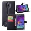 PU Leather Cover For Samsung Galaxy Note 4 Note4 N9100 Case Flip Magnetic Closure Stand Wallet Phone Casing. 