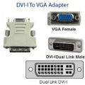 DVI D Male to VGA Female Plug Adapter VGA to DVI / 24 + 1Pin / 24 + 5 Pin Male to VGA Female Adapter / DVI TO VGA CONNECTOR (DVI Male to VGA Female). 