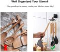 Kitchen Rotating Hook 360° [6 in 1] - Kitchen Storage Rack - Kitchen Storage Organizer - Hanging Utensils Organizer - Kitchen Spoon Holder - Kitchen Cabinet Storage Organizer - Hanging Hook 360° Kitchen Organizing Gadgets - Kitchen Space Saving Tools. 