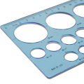 Circular Hole Ruler 27 Holes Elementary School Drawing Ruler Draw A Circular Ruler 20cm Ruler Student School Office Ruler. 