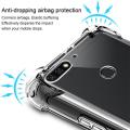 For Huawei Y7 Prime 2018 Airbag Anti-shock Silicone Soft TPU Clear Case Transparent. 