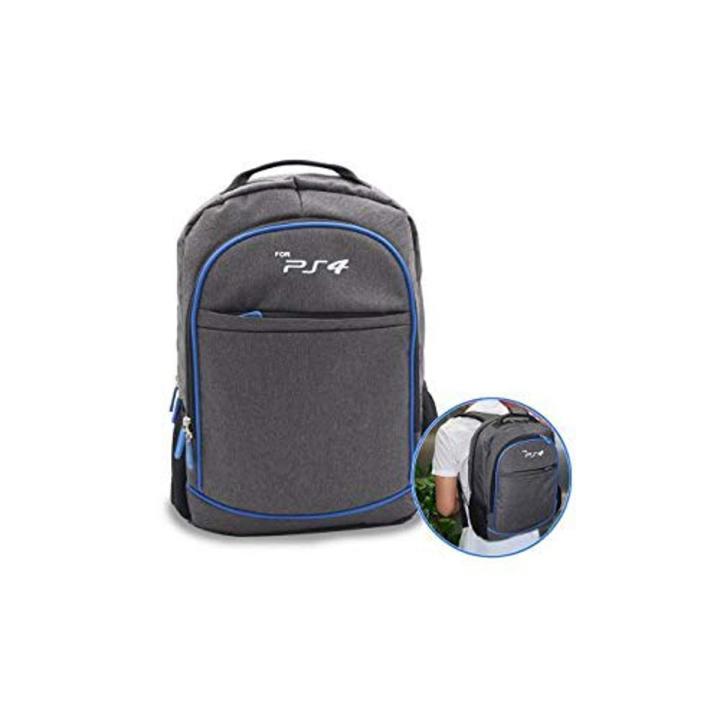 Travel Backpack Storage Carrying Case Shoulder Bag for PlayStation 4