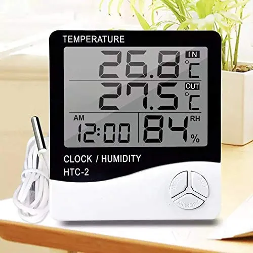 HTC-2%20Digital%20Room%20Hygrometer%20Thermometer%20Clock%20LCD%20Indoor/Outdoor%20Temperature%20Humidity%20Meter%20with%20sensor%20-%20Image%203