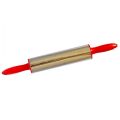 Steel Roti Maker Samosa Pati Maker Roller Rolling Pin With Plastic Handle Smooth Non-Stick Use Dough Roller For Various Kitchen Cooking And Baking Purposes. 