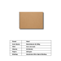 Sketch Book - A5 Size - 250g Paper - For Acrylic & Watercolor. 