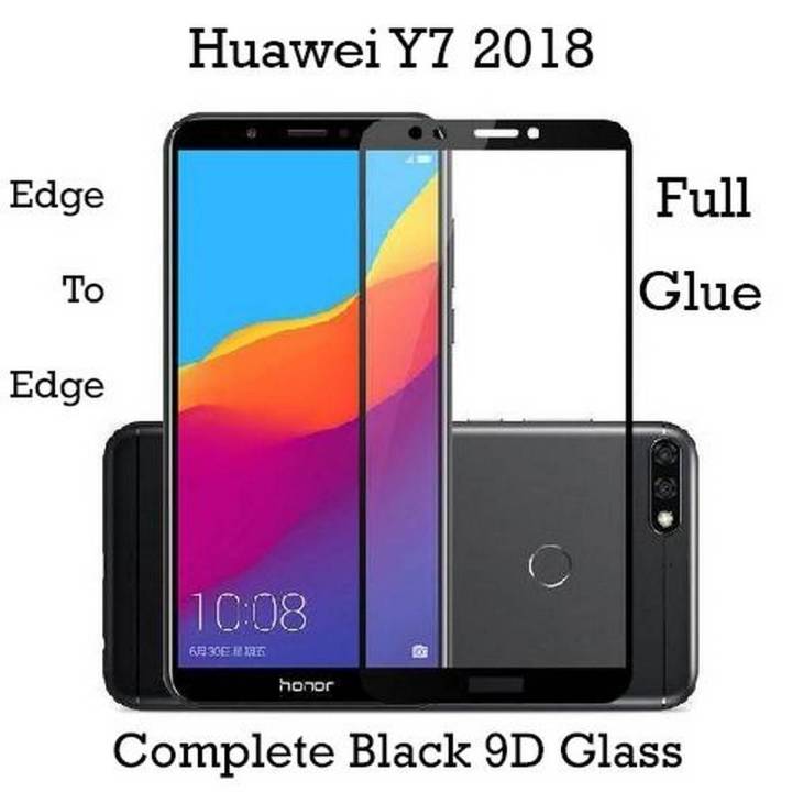 Huawei%20Y7%20Prime%202018%20Glass%20Protector%209D%20Tempered%20Glass%20(Full%20Glue)%20For%20Huawei%20Y7%20Prime%202018%20-%20Black%20-%20Image%202