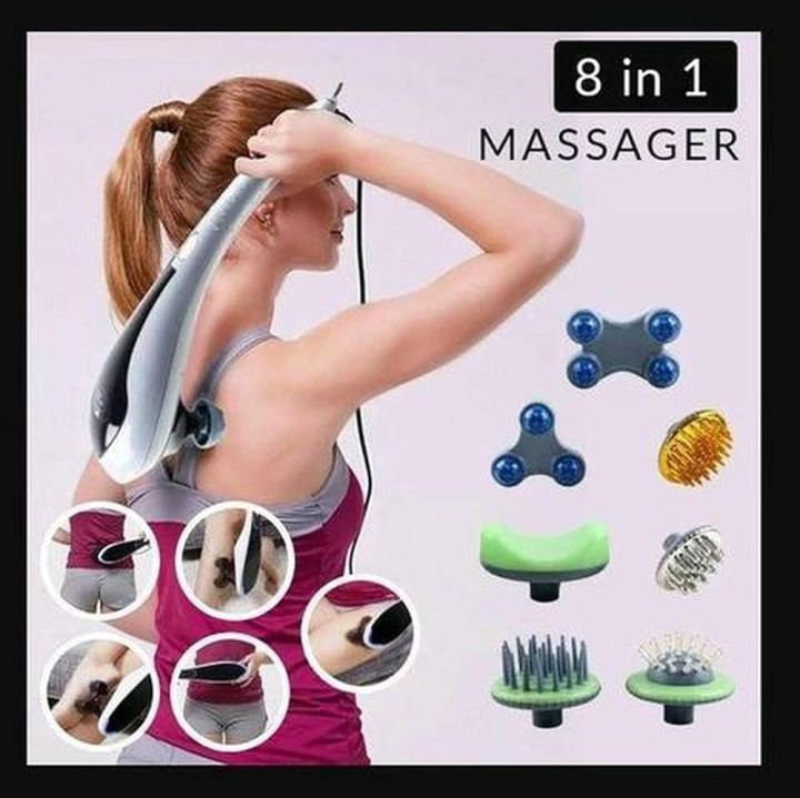 8 in 1 MAGIC MASSAGER Electric Body Massage Machine Shop Easy