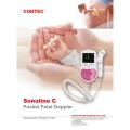 UK CONTEC Baby Sound C Baby Sound C1 LCD Ultrasonic Fetal Doppler 2mhz Baby Heart Beat Monitor. 