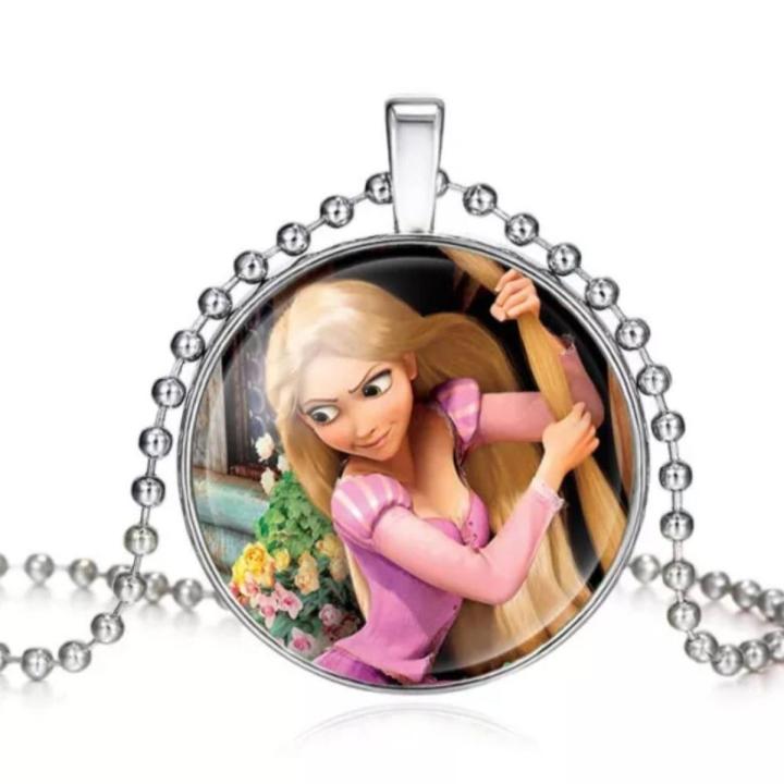 Disney princess Rapunzel necklace for baby girls