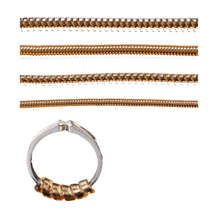 Transparent Spring Rope for Ring Size Adjustment Tools Loose Ring Inner Adjust Invisible Spiral Rings Tightener Resizing
