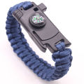 Umbrella rope bracelet knife outdoor lighter knife multi-function bracelet bracelet for survival outdoor adventure camping. 